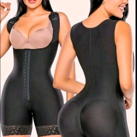 Stagmi Colombian BodySuit Shaper Goddess Set! SMI7131 +Invisible Thong 2Pack NEW - Picture 1 of 12